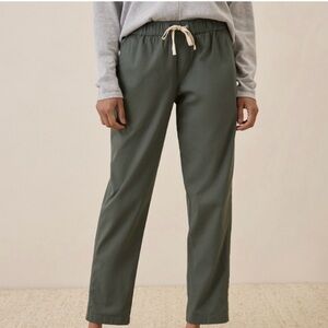 Pact Twill Women's Olive Green Drawstring Pants size Medium